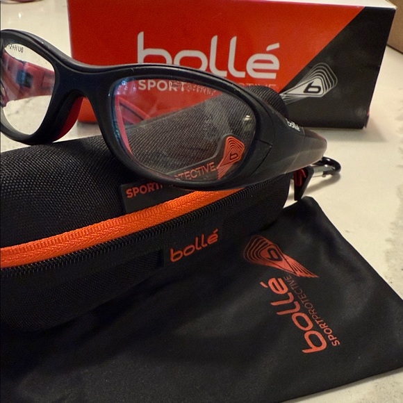 Bollé Black with red accents Sport Protective Glasses